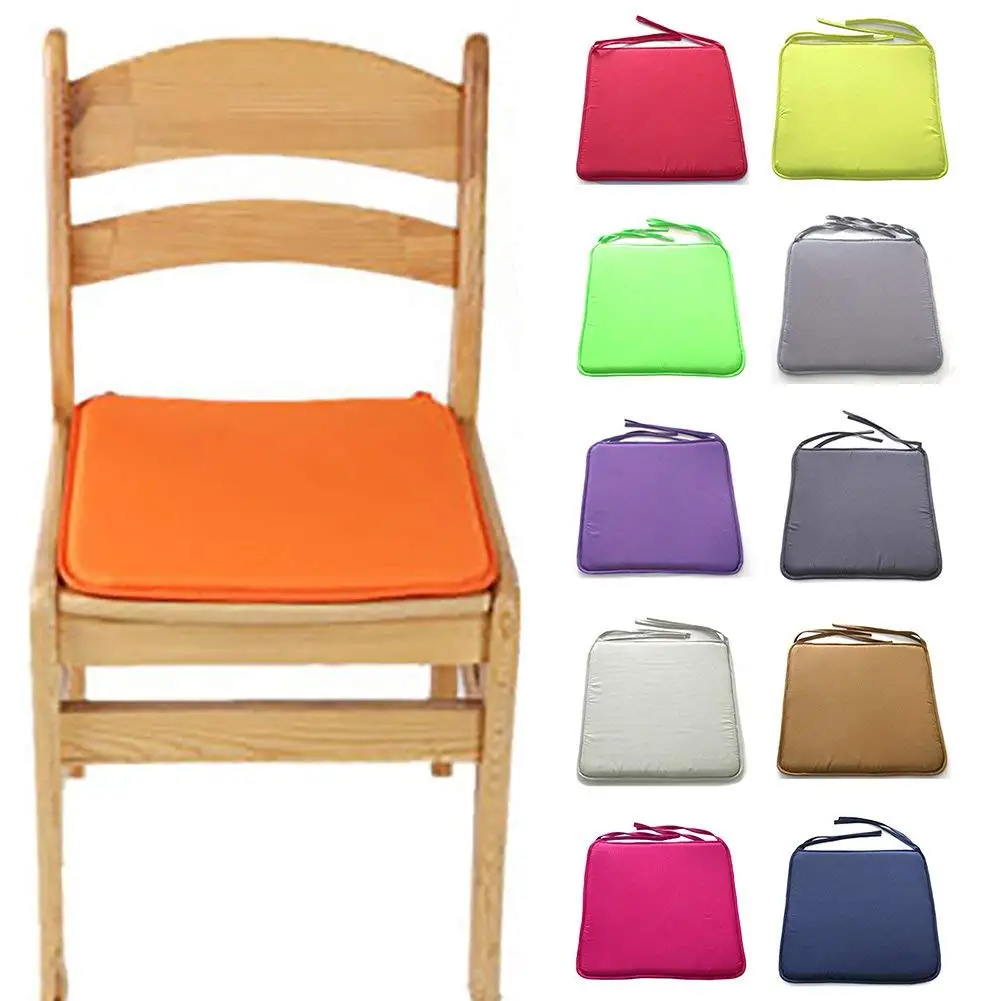 Seat Pads Chair Cushion Square Multicolor Garden Patio Home Kitchen Office Chair Indoor Outdoor Dining Chair Cushion 40*40cm 3