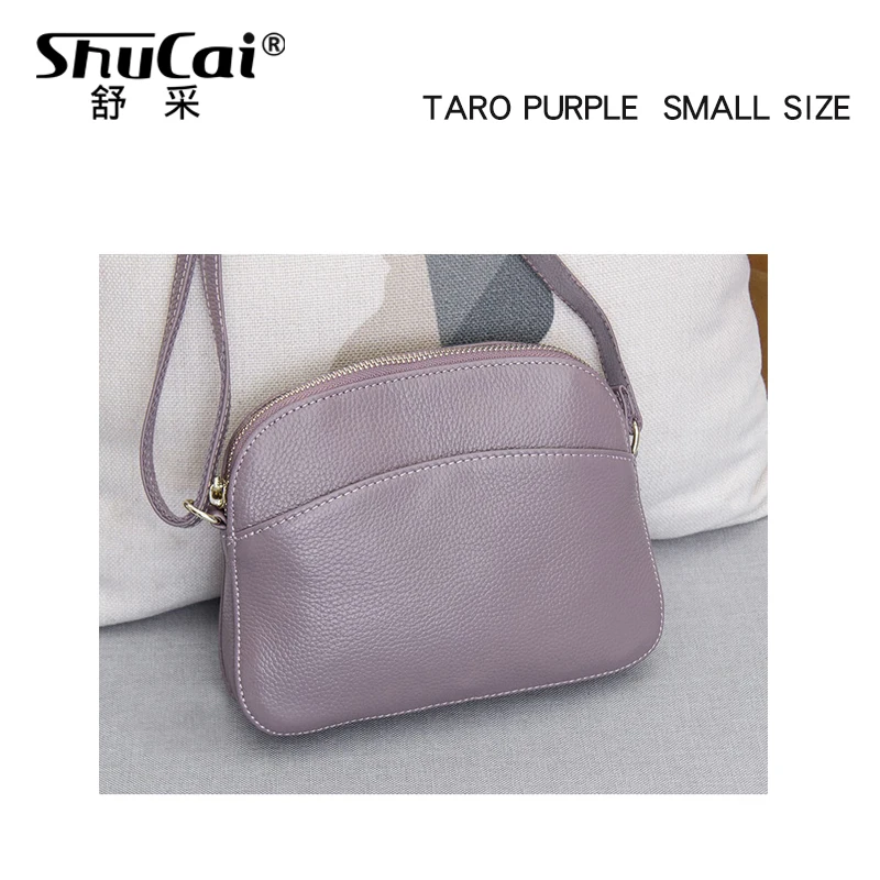 TARO PURPLE SMALL Женская сумка через плечо из натуральной кожи, Большая вместительная сумка, сумки через плечо для женщин, роскошная сумка, сумки-мессенджеры - Цвет: TARO PURPLE SMALL