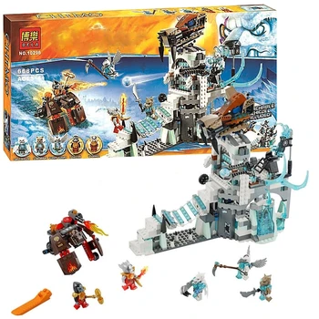 

668pcs Chimaed Building Blocks Sir Fangar's Ice Fortress Model Fit 70147 Toys for Children Christmas Gift