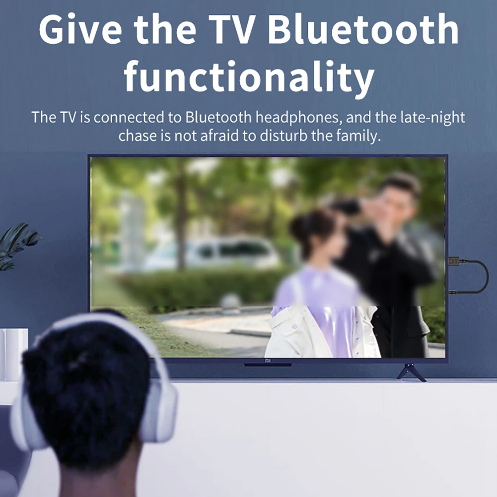 Bluetooth 5,0-тон bluetooth-приемник 2-в-1 Бесплатный полный привод Plug And Play Bluetooth адаптер для ПК ноутбук клавиатура Мышь