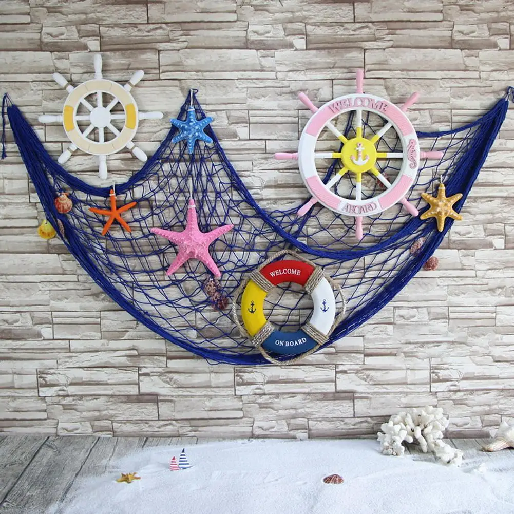 Fishing Net Wall Hangings Ornament Studio Prop Room Home Decoration Ocean  Theme DIY Home Wall Decor Kids Birthday Party Decor - AliExpress