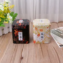 50 г мини металлический чай Caddy сахар конфеты держатель для монет контейнер банка олово сувенир