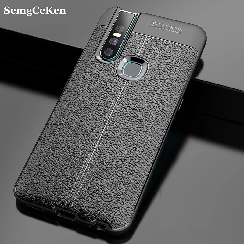 Кожаный силиконовый чехол для телефона задняя крышка Крышка Vivo x20 plus x21 i x21i x23 x27 pro