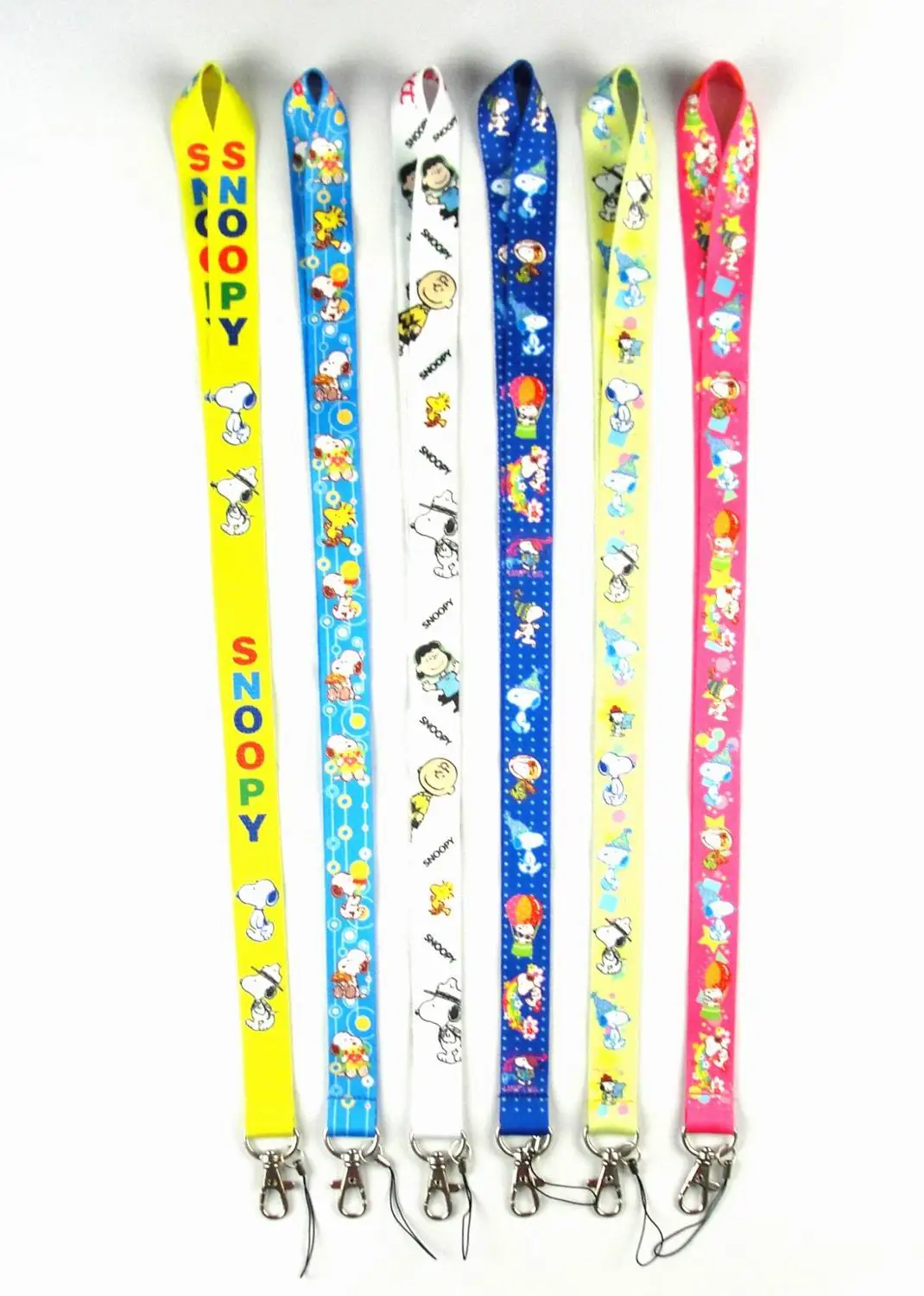 100pcs/cartoon dog mobile phone lanyard blue pink