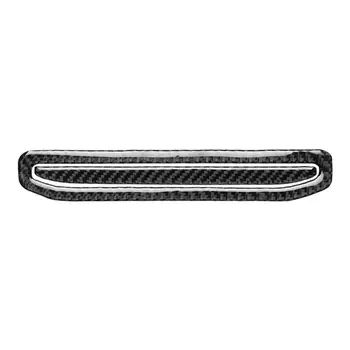 

For Audi Q7 SQ7 4M 2016 2019 2 Pcs Per Set Car Navigation Screen Panel Frame Cover Trim Interior Carbon Fiber Protector Stickers