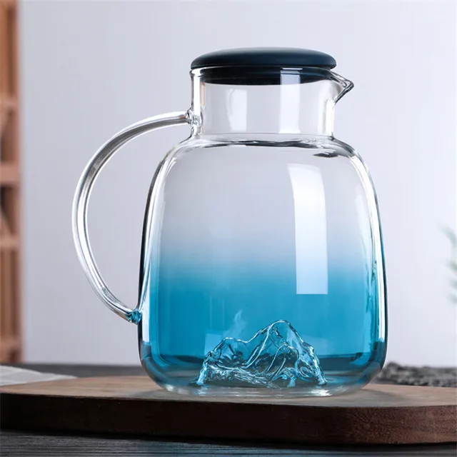 Hammer-Shaped Cold Kettle/ Explosion-Proof / High Temperature Resistant  Kettle/ Water Bottle Set / Large-Capacity Glass Juice Pot 2L - China Glass  Pot and Cold Kettle price