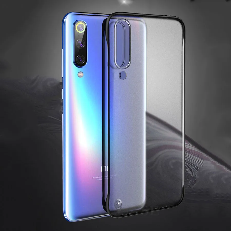 

Frameless Clear Matte Cases For Xiaomi Redmi 6 6A 7 7A K20 Note 6 7 Pro Mi 8 9 SE 9T A2 A3 Lite CC9 CC9E Hard PC Back Cover Case