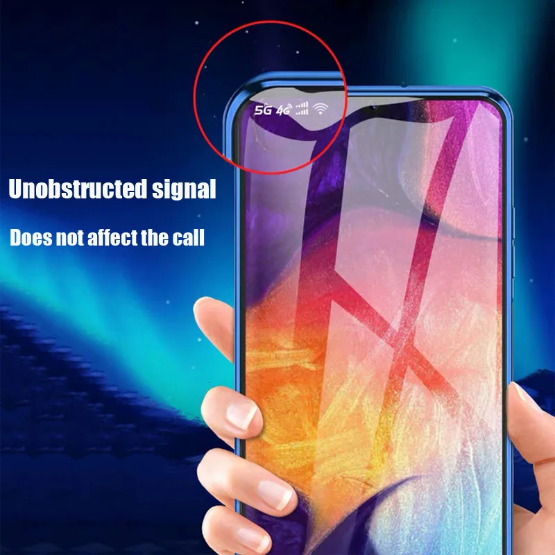 Металлический магнитный чехол для samsung Galaxy A50 A40 A30 A20 A10 M30 M20 M10 S10 S10e S9 S8 Plus Note 10 Plus Pro 8 9 USB кабеля для мобильного телефона