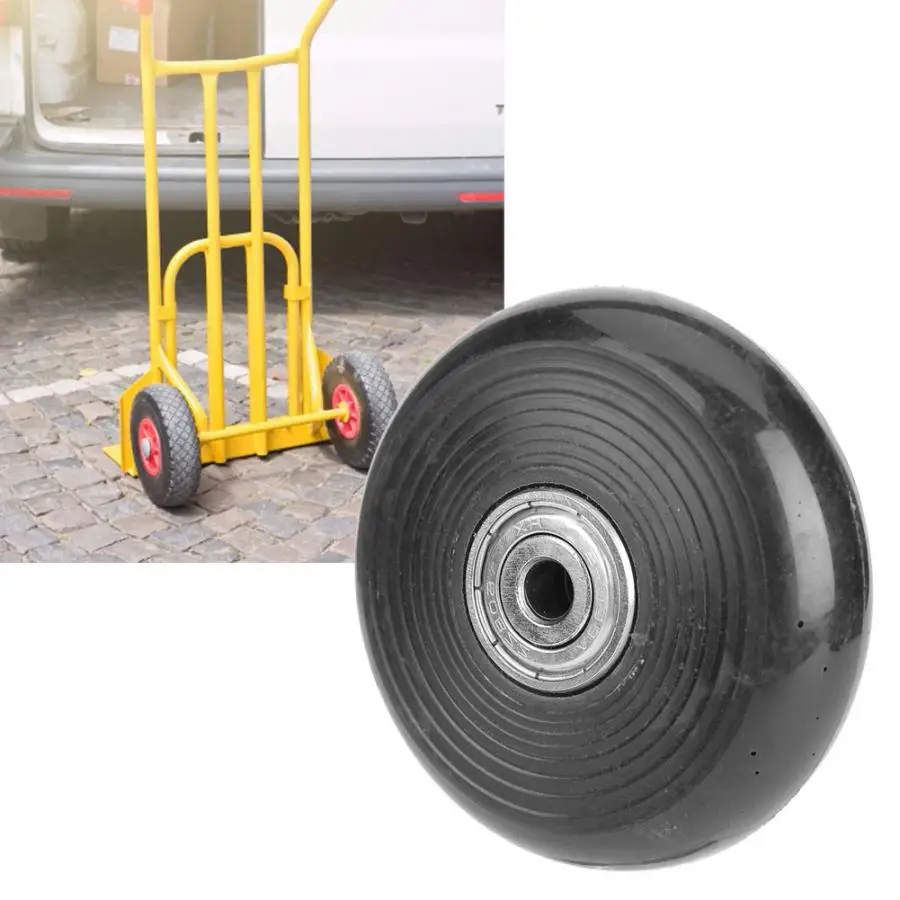 

ABEC-5 64*19*6mm Bearing Caster Wheels 2.5 inches PU Casters For Small Carts