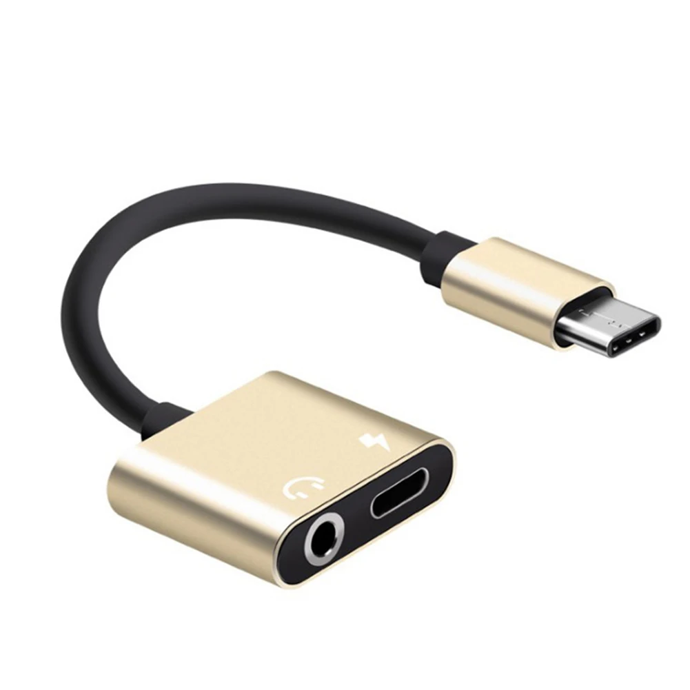 2 в 1 type-c до 3,5 мм разъем AUX аудио наушники USB адаптер кабель для зарядного устройства