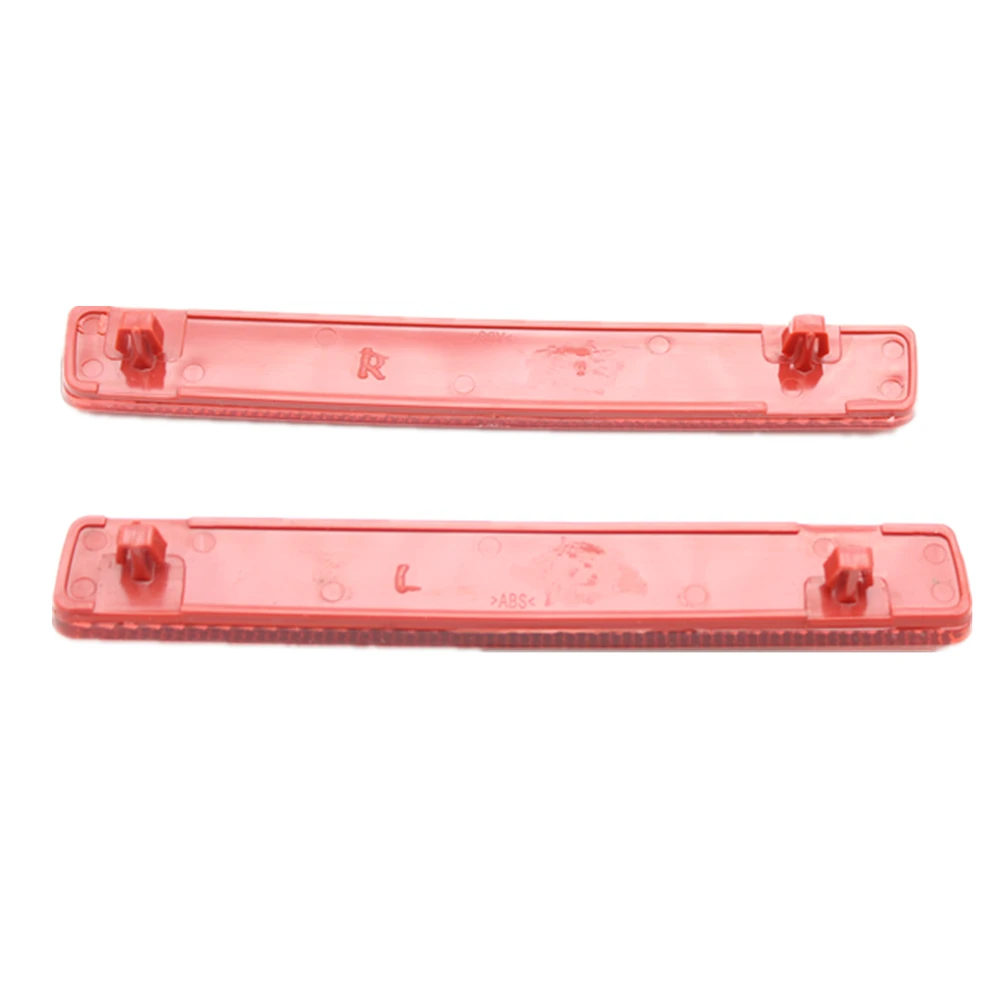 2Pcs Left & Right For VW Multivan T5 2003-2009 Red Rear Bumper Reflector Tail Light Bars Brake Parking Warning