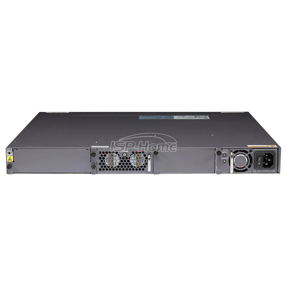 S5700-24TP-PWR-SI(20 10/100 base-t и 4 GE Combo, PoE, два слота питания, без модуля питания