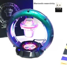 

Magnetic Levitation Bluetooth Speaker Earth Balance Wireless Speaker Creative Decoration Bluetooth Audio Spaceship Space Station