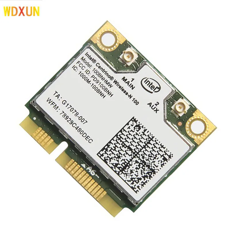 Wifi card for intel centrino Wireless-N100 100bnhmw 150mbps 802.11b / g / n medium mini wireless card pci-e wlan