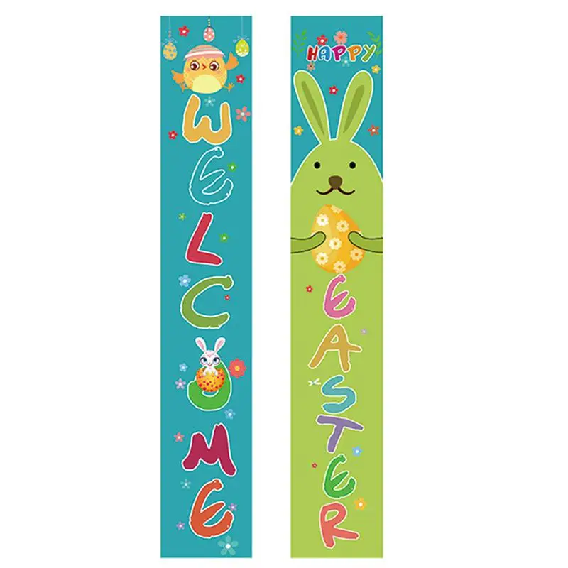 1 Pair Durable Lightweight Practical Decorative Easter Banners Door Curtains for Party | Дом и сад