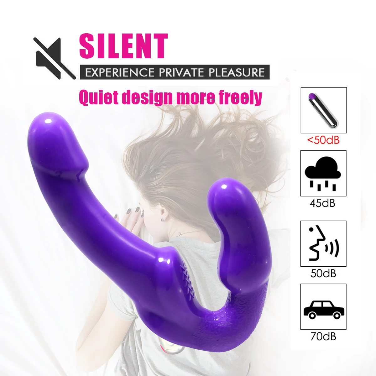 China Manufacturer Strapless Strap-on Dildo Vibrator for Couples Strapon For Lesiban Wireless Remote Control Double-heads Vibrator Adult Sex Toys Distributor H003fc6d3cc8a450f823a0b2d39226e61F