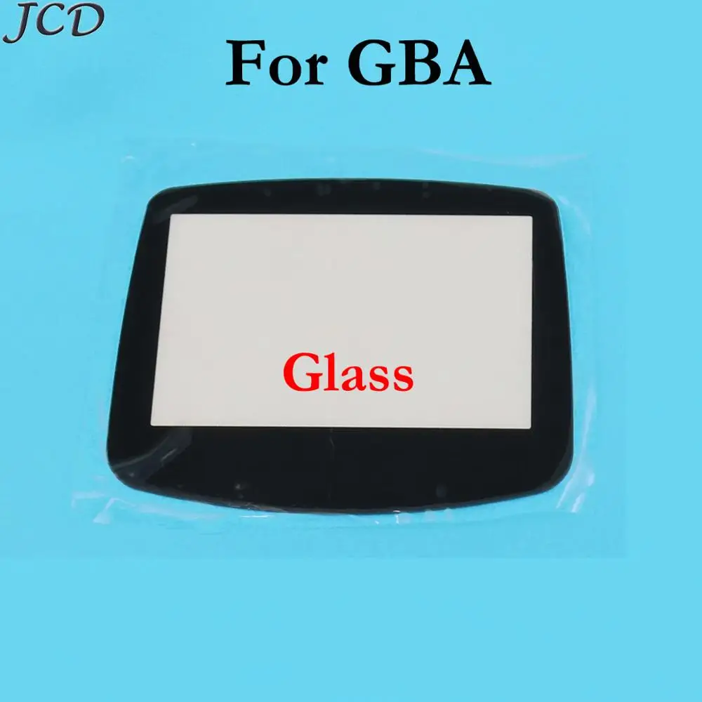 JCD 10 шт./лот стеклянный объектив для GBA Защитная крышка экрана Gameboy Advance Black|Экраны| |