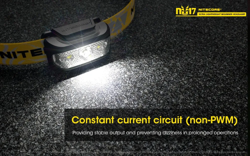 NITECORE NU17 usb зарядка налобный фонарь CREE XP-G2 S3 красный CRI белый светильник с двойным переключателем дизайн светильник Вес головной светильник встроенный аккумулятор