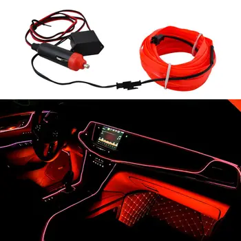 

Ambient Atmosphere lamp 5M Red LED Cigarette lighter Light Interior Decor