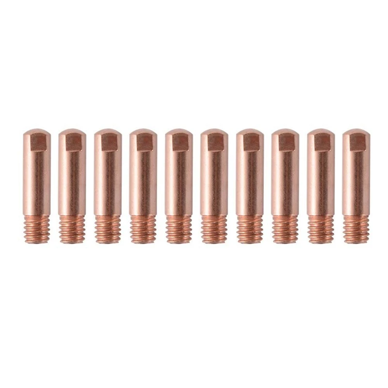 HHO 17Pcs/набор 15Ak Mig/Mag сварочное сопло Контактный наконечник 0.8X25Mm M6 газовый