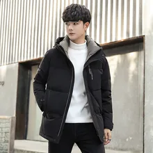 

2021 winter down jacket men's trend warm and windproof men's jacket tooling jacket windproof outerwear men's down jacket