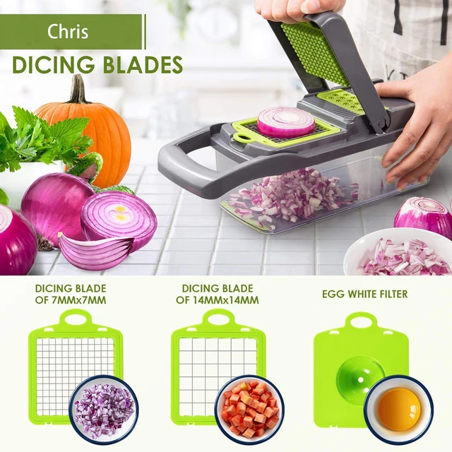 Multifunctional Vegetable Cutter Shredders Slicer With Basket Fruit Potato Chopper Carrot Grater Slicer Mandoline For Kitchen 3