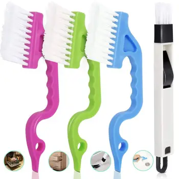

Pack of 4 Hand-held Groove Gap Cleaning Tools Door Window Track Cleaning Brushes Air Conditioning Shutter Cleaning Brushes