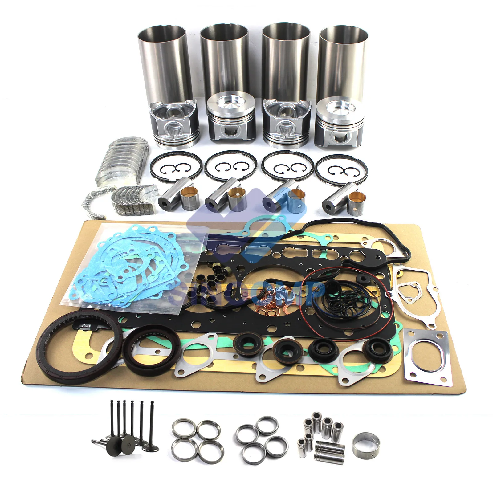 V3800 V3800t V3800dit Engine Rebuild Kit With Valves For Kubota