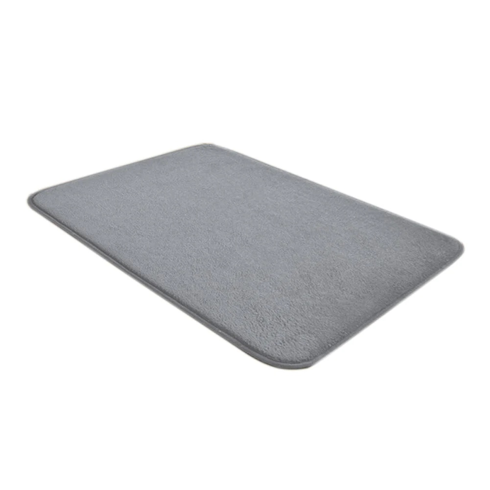 Gray 40X60CM Волшебный нескользящий дверной коврик Dirts Trapper внутренний супер абсорбирующий коврик AC889 - Цвет: Gray 40X60CM