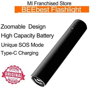 

flash light beebest usb charging night strong bright 1000LM Modes Zoomable Multi-function durable Bike camping flashlight