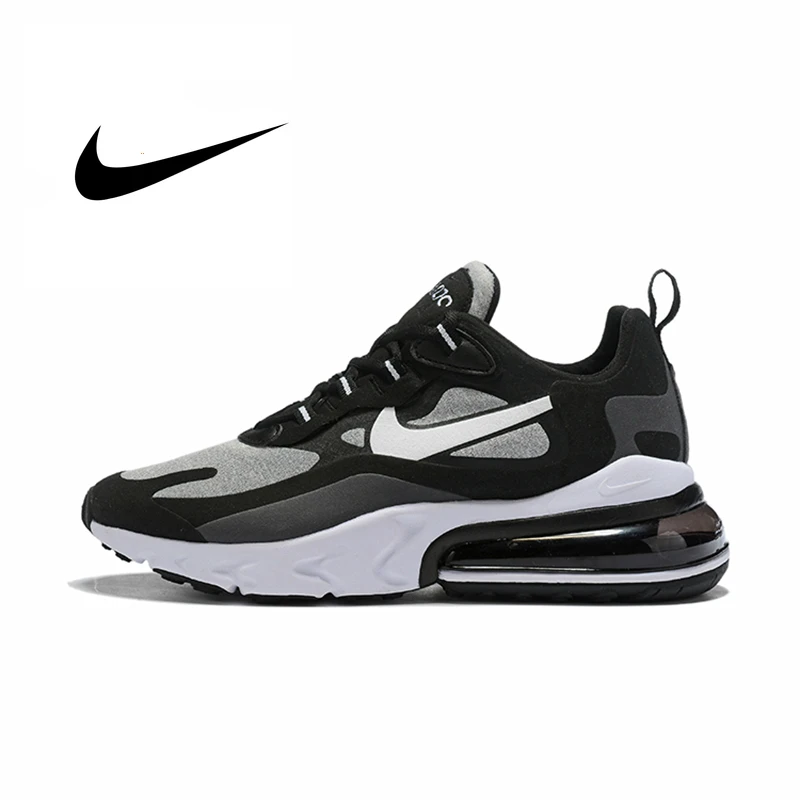 Мужские кроссовки для бега Nike Air Max 270 React, амортизирующие, амортизирующие, удобные, легкие, для фитнеса, модные, сочетающиеся цвета, AO4971