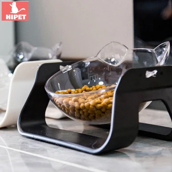 

Cat Bowl with Raised Stand Pet Dogs Feeding Bowl Adjustable Sloping Slope Design Protect Spine Dog Water Food Bowl Cats Feeder