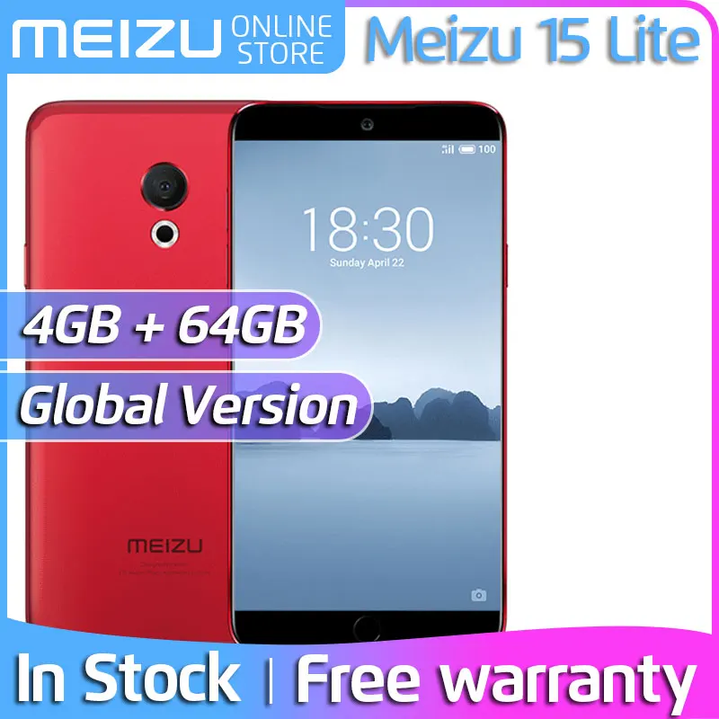 Оригинальный Meizu 15 Lite M15 глобальная версия 4 Гб 32 ГБ 64 M871H мобильный телефон Snapdragon 626