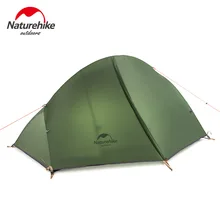 Naturehike Tent 1 Person Cycling Tents Waterproof Outdoor Camping Tent Ultralight Portable  Hiking Tent Free Mat Beach Tent