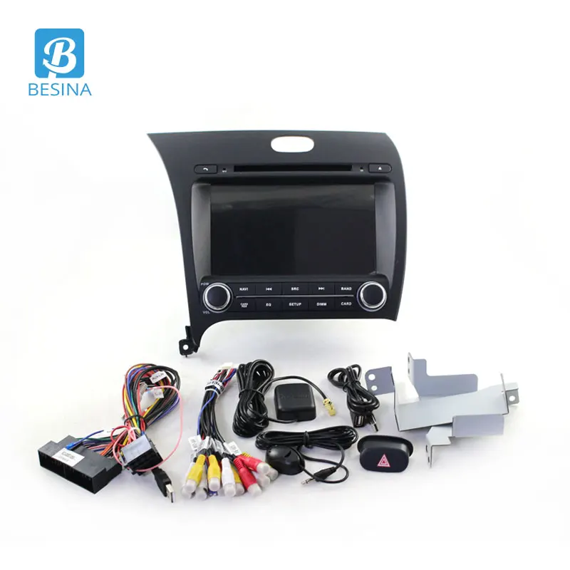 Clearance Besina Android 9.0 Car DVD player For Kia CERATO K3 FORTE 2013 2014- 2016 2Din Car Radio GPS Navigation Stereo WIFI 4G+64G Audio 4
