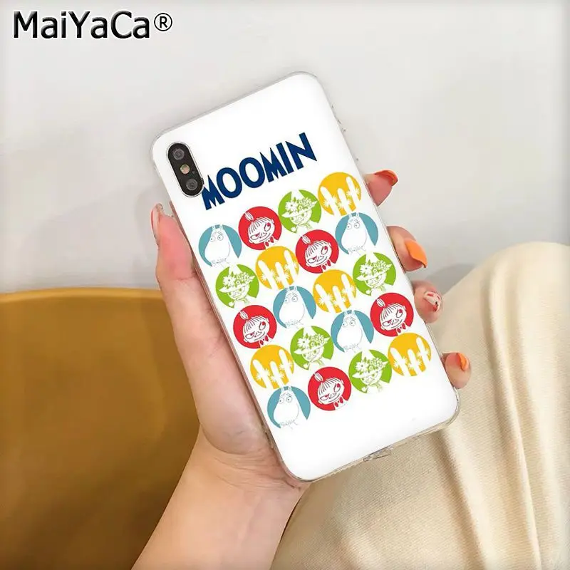 MaiYaCa Забавный чехол Moomin Little My Coque Shell для телефона Apple iphone 11 pro 8 7 66S Plus X XS MAX 5s SE XR чехол Coque Shell