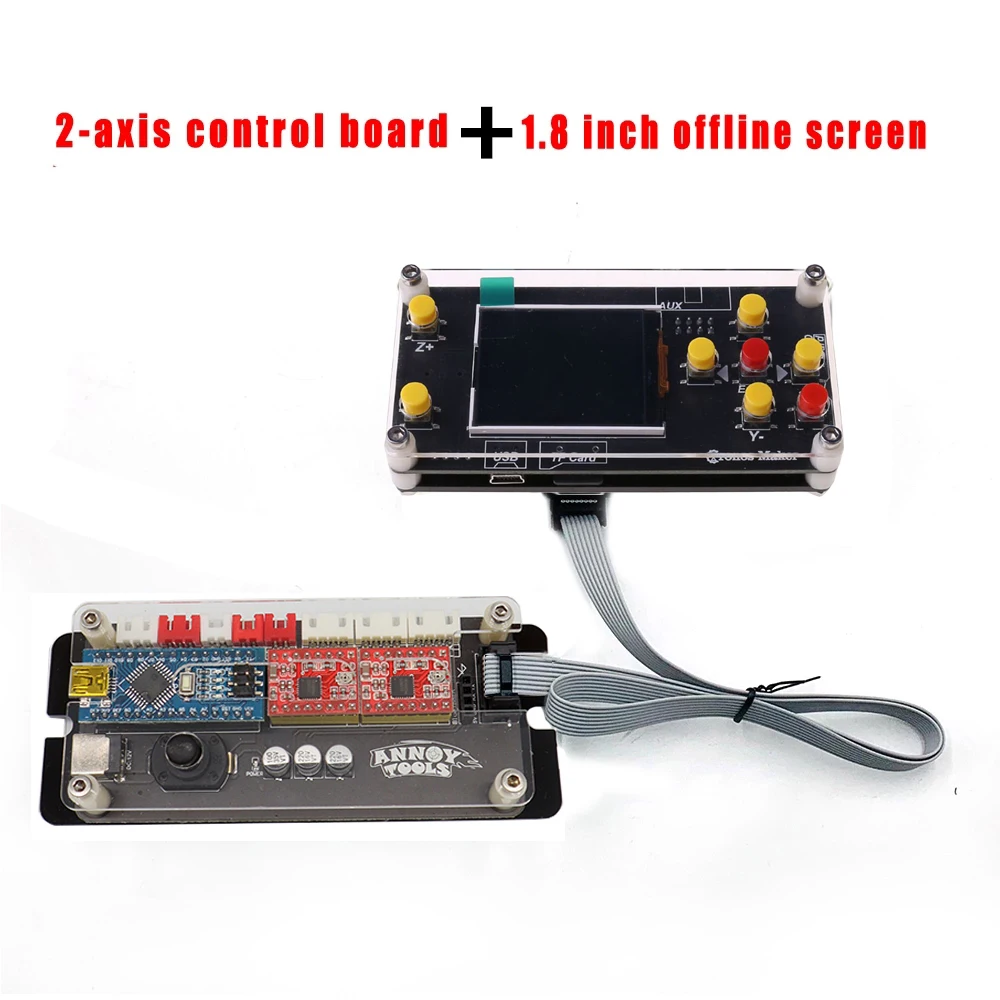 3 Ejes Controlador Compatible offline Lcd Board para CNC grabador 3018PRO 3018max BU 