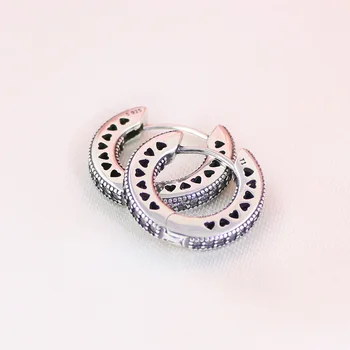 

wholesale S925 Sterling Silver AAAZircon Stud Earrings Earrings Zircon Love Stud Earrings