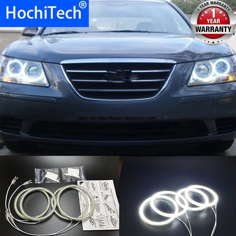 HochiTech для Hyundai Sonata NF трансформация ультра яркие SMD белые светодиодные глаза ангела