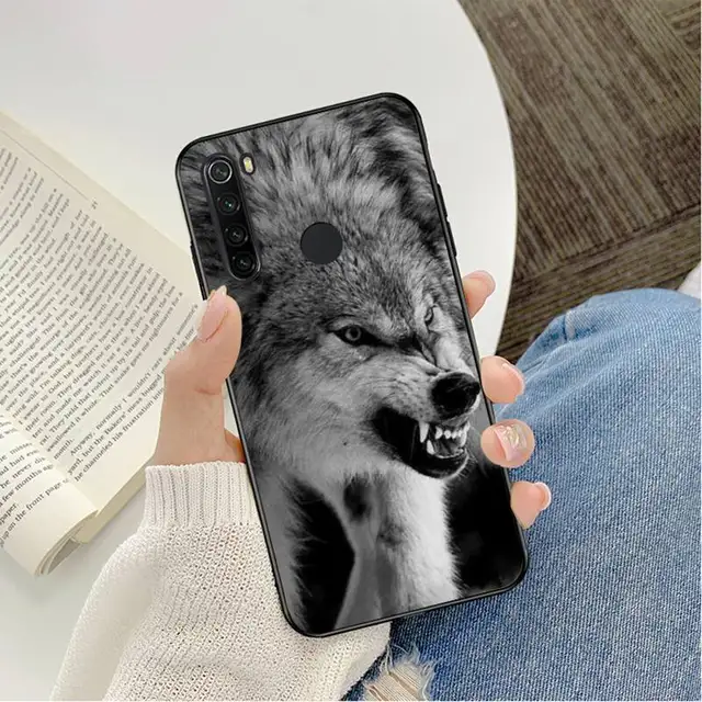 Yinuoda angry wolf face Phone Case for Xiaomi Redmi 4X 7 7A 8 8A 9 9A Note 7 8 8T 9 10 Pro a2