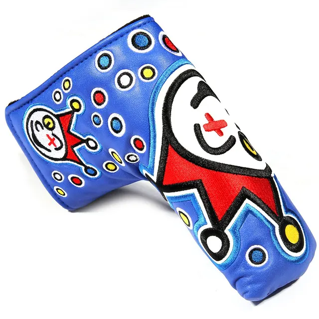 Golf Putter Clown Joker Cover Blade Headcover Jackpot Headcovers