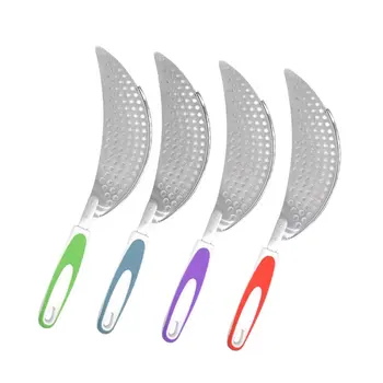 

Goodfeer Stainless Steel Handle Water Filters High Quality Side Strainers Multi-function Leak-Proof Baffle Drainer Kitchen Tool