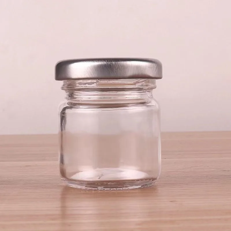 Frascos de vidrio hexagonales de primera calidad, grado alimenticio Mini  frascos con tapas para regalos, recuerdos de boda, miel, mermelada y más -  AliExpress