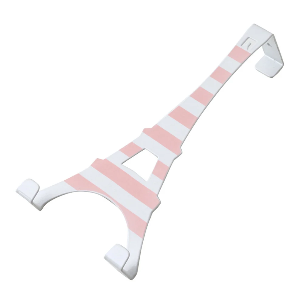 Bathroom Door Hooks Home Bedroom Holder Hanging Towel Decorative Screw Free Rack Bag Hat Clothes Right Angle Tower Shape