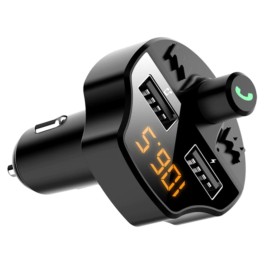 Vehemo T66 Bluetooth 5,0 3.1A Универсальный Автомобильный fm-передатчик Громкая связь приемник отключение питания память стерео музыка U диск MP3 плеер