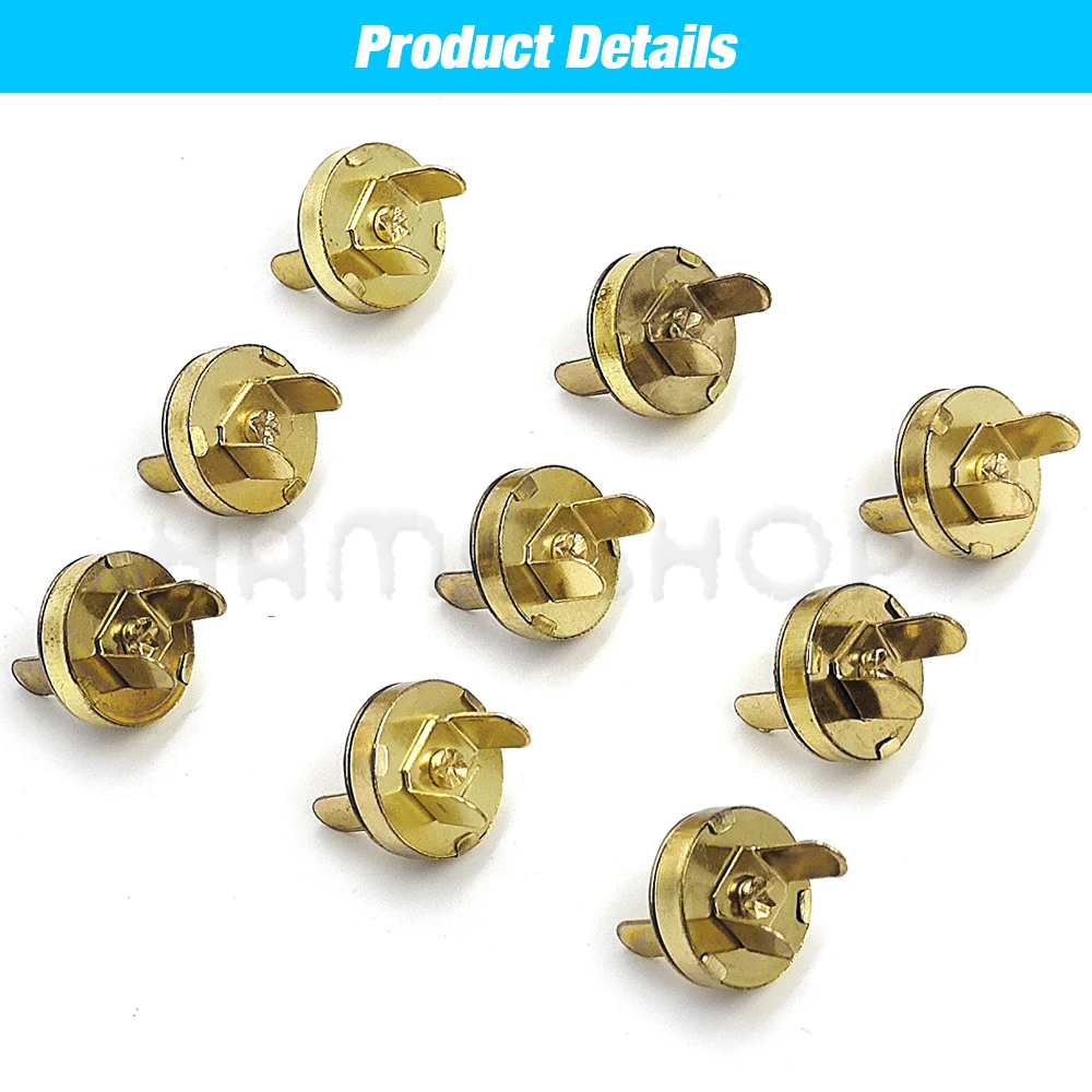 Magnetic Snap Fasteners for Handbags and Crafts