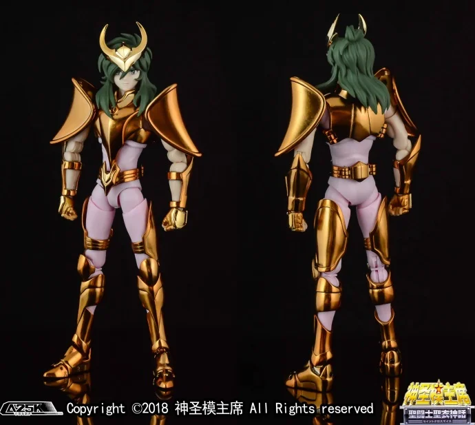 Figura de Ação Grandes Brinquedos Andromeda Shun ex Pano Final gt Oce Ouro Bronze Saint Seiya Brinquedo Armadura Metal S27 v3 2 Figuras de ação