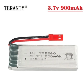 

900mah 3.7V Rechargeable Battery For 8807 8807W A6 A6W M68 Rc Quadcopter Spare Parts 3.7v Rc Drones LIPO battery 752560 1-20pcs