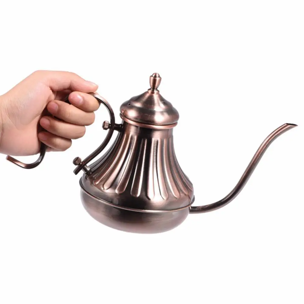

650ML Coffee Pot Premium Long Mouth Gooseneck Drip Coffee Maker Stove Teapot Kettle Home Kitchen Accessories Tool