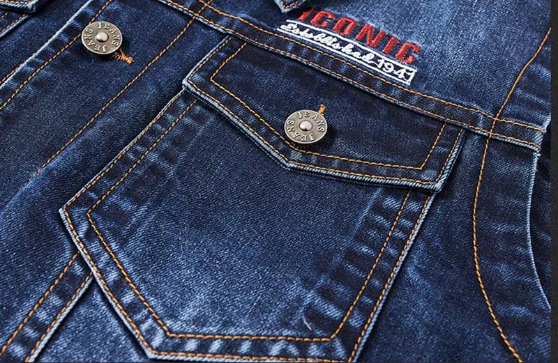 Mcikkny Men Cargo Casual Denim Vest Multi Pockets Vintage Jeans Waistcoats For Male Outdoor Size M-4XL  (7)